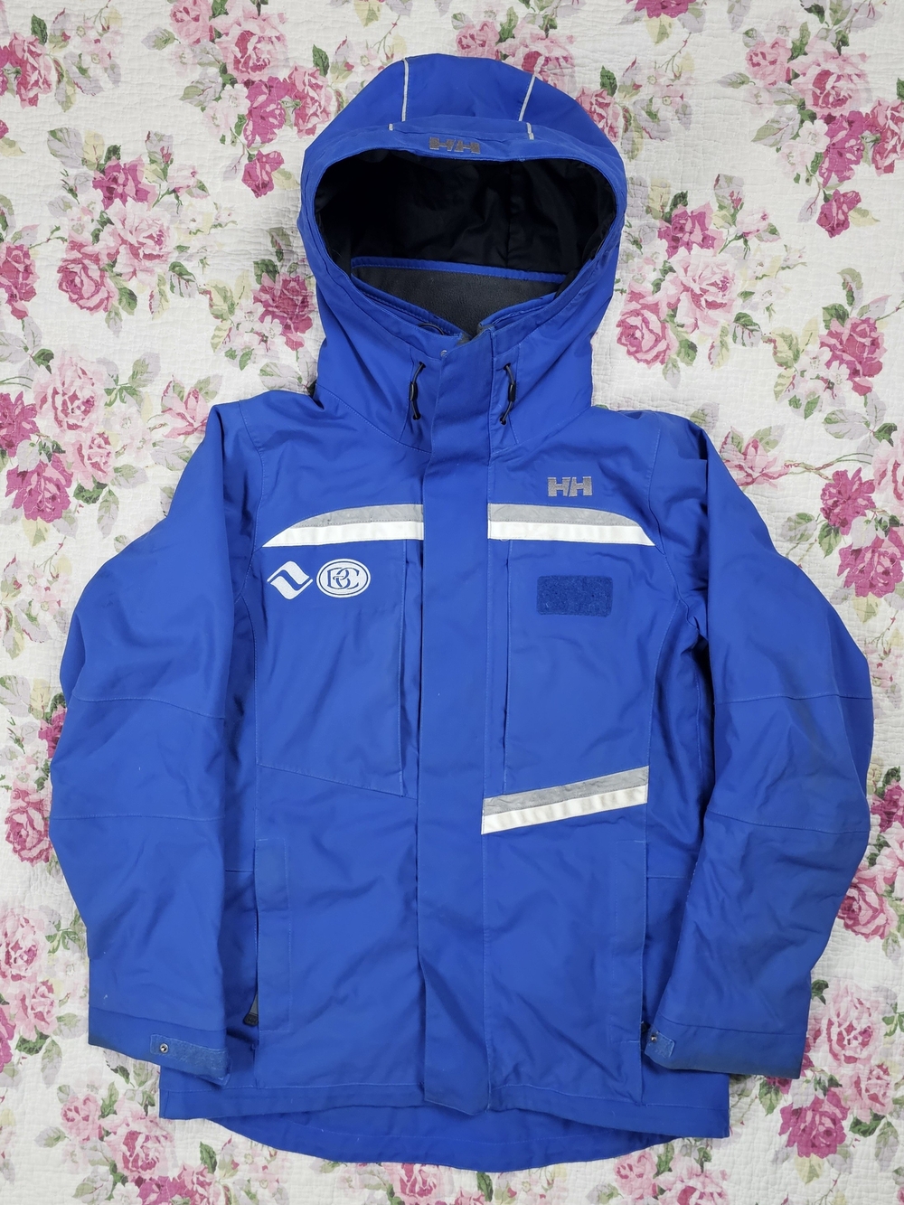 Helly Hansen Beaver Creek Ski Jacket Blue w/ Recco Rescue SMALL